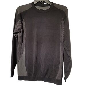 FootJoy Shirt Men Med Black Thermal Base Layer Pullover Stretch Long Sleeve Golf